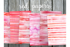 Watercolor Stripes Texture Papers Product Image 2
