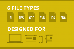 150 IT Services Line Inverted Icons Product Image 5