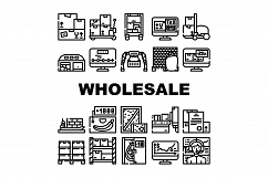 Wholesale Service Collection Icons Set Vector Product Image 1