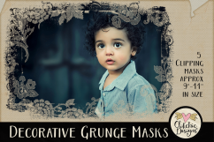 Decorative Grunge Photoshop Clipping Masks &amp; Tutorial Product Image 2
