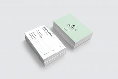 Modern &amp; Minimal Business Card Layout Product Image 3