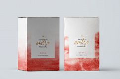 Ombre Watercolor Texture Red &amp; Pink Product Image 5