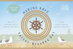 Marine Rope Pattern Brushes Set Product Image 1