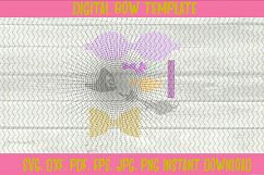 Halloween Witch and Broom Hair Bow Template Twin Set Product Image 2