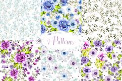 Hand Drawn Watercolor Anemones Product Image 3