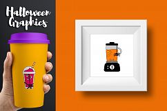 Halloween graphics, smoothie juice drinks, blender clipart Product Image 2