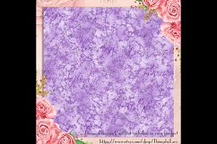 16 Lavender Glitter Marble Texture Digital Papers Product Image 3