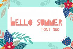 Hello Summer Cutout Font Product Image 1