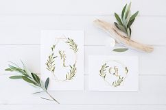 Grace &amp; Glory Botanical Alphabet Olive Watercolor Product Image 6