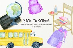 Back to School Clipart Product Image 4
