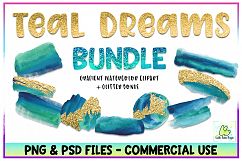 Brush Strokes,Watercolor,Splashes,Glitter,Bundle,Sparkle Product Image 1