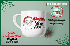 Santa, I&#039;ve Been Good - Vector Cut Files - SVG Christmas Product Image 3