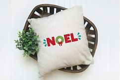 Noel SVG - Christmas SVG Cut File - DXF PNG EPS JPG PDF AI Product Image 6