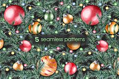 Watercolor Christmas cliparts Product Image 12