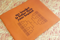 My Bracket March Madness Basketball Embroidery Product Image 1