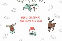 Christmas and Winter Vector clipart Winter elements Santa Product Image 6