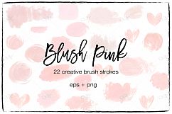 Blush Pink Textures. Vector &amp; PNGs Product Image 1