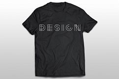 Linear designer creative font Product Image 2