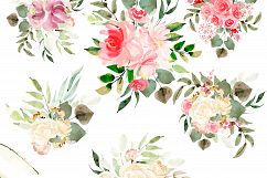 Hand Drawn Watercolor Flowers 86 PNG Product Image 3