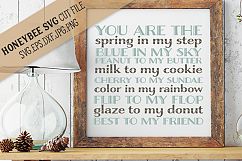 Best To My Friend SVG Cut File Product Image 1