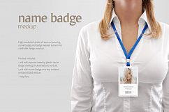 name badge mockup Product Image 2