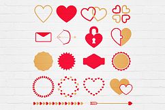 Valentine&#039;s Day Love Vector Badges Logos Product Image 4