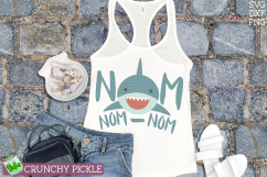 Nom Nom Shark SVG Product Image 2