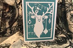 Bird and Bear&#039;s Xmas Collection x 8 papercutting templates Product Image 6