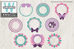 Monogram Frames SVG - Monogram Bundle Product Image 1