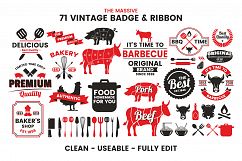 71 VINTAGE BADGE &amp; RIBBON Vol.7 Product Image 3