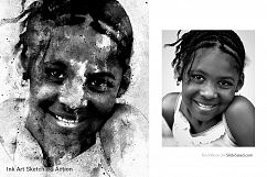 Ink Art Photoshop Action Product Image 20