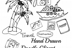 Doodle Travel clipart Product Image 3