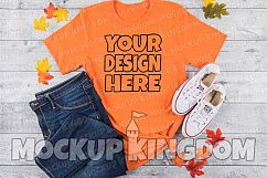 Unisex Crew Neck Shirt Mockup, Bella Canvas Mockup Product Image 2