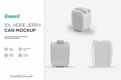10L HDPE Jerry Can Mockup Product Image 4