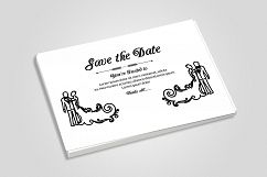 2 Colors Wedding Invitation Cards Product Image 4