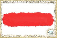 Scarlet Red Splotches Brush Strokes Clipart crimson Glitter  24 PNG - transparent background images Product Image 3