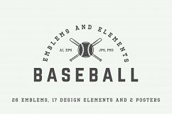 Vintage Baseball Emblems Product Image 1