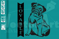 Pug SVG - Cut File for Crafters Product Image 2