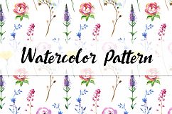 Wild Flowers watercolor PNG set Product Image 2