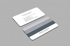Beautiful Colours Modern Art Business Card Product Image 2