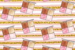 Makeup, Cosmetic Digital Paper, Fashion Digital Paper Product Image 4