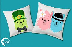 Create your own LLama, DIY Llama Funny Faces clipart, graphics, illustrations, AMB-2376 Product Image 3