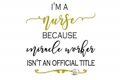 Nurse svg cut file, funny Nurse quote svg, Nurse life svg Product Image 1