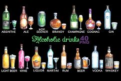 Alcoholic drinks cliparts Product Image 2