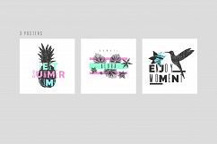 New Tropics. 111 graphic elements Product Image 7