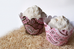 Cupcake Wrapper SVG Design - Plain and Scalloped Product Image 4