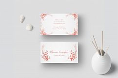 Floral Modern Business Card Design Product Image 5