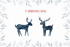 Winter Scandinavian Elfs, Nordic decor clipart watercolor Product Image 7