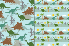 Dinosaur Patterns and Borders Product Image 2