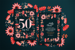 Sochi Floral Invitation Product Image 2